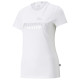 Puma Γυναικεία κοντομάνικη μπλούζα Essentials+ Metallic Logo Tee